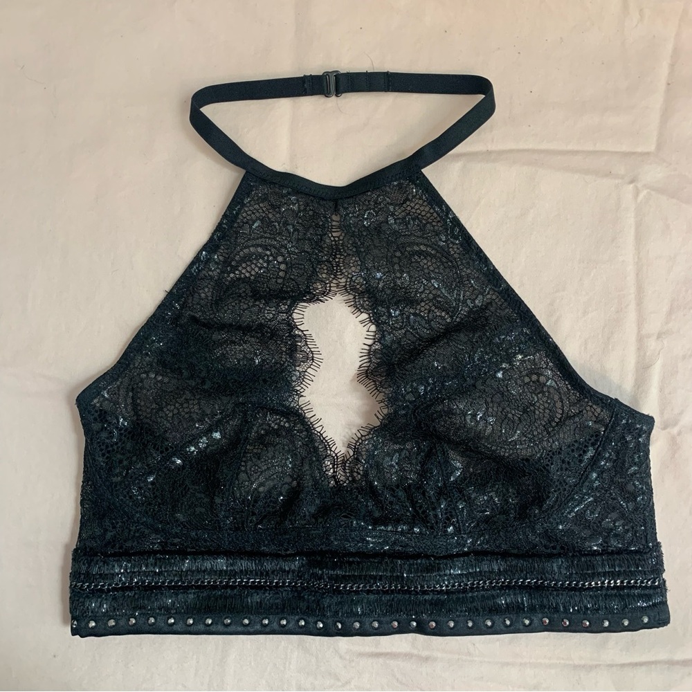 VICTORIA’S SECRET Black Shimmer Bra